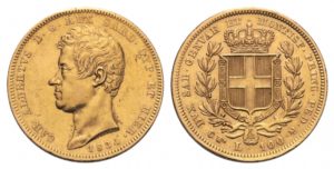 100 lire carlo alberto